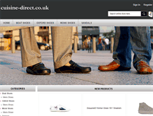 Tablet Screenshot of cuisine-direct.co.uk
